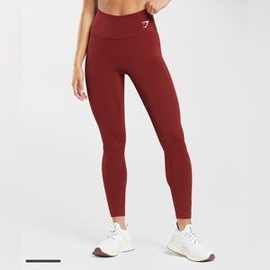 Gymshark Training Leggings in Spiced Red